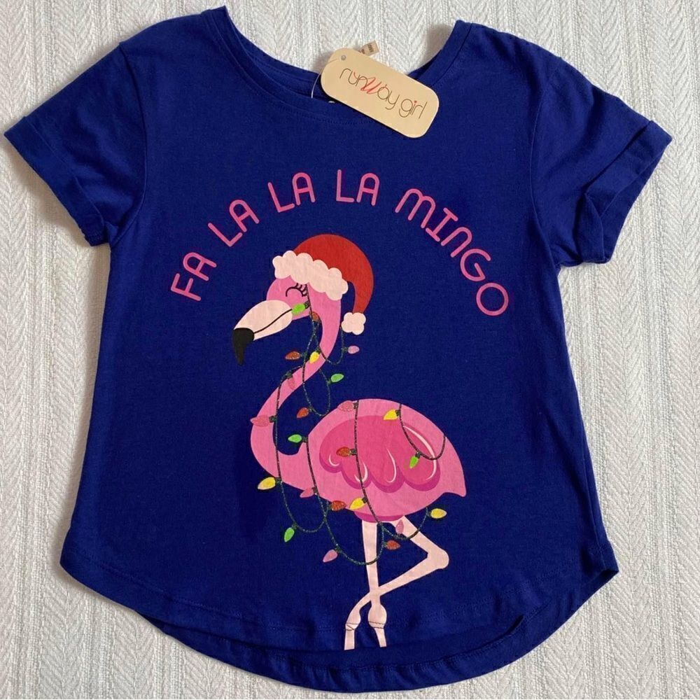 RUNWAY GIRL FA LA LA LA FLAMINGO TOP